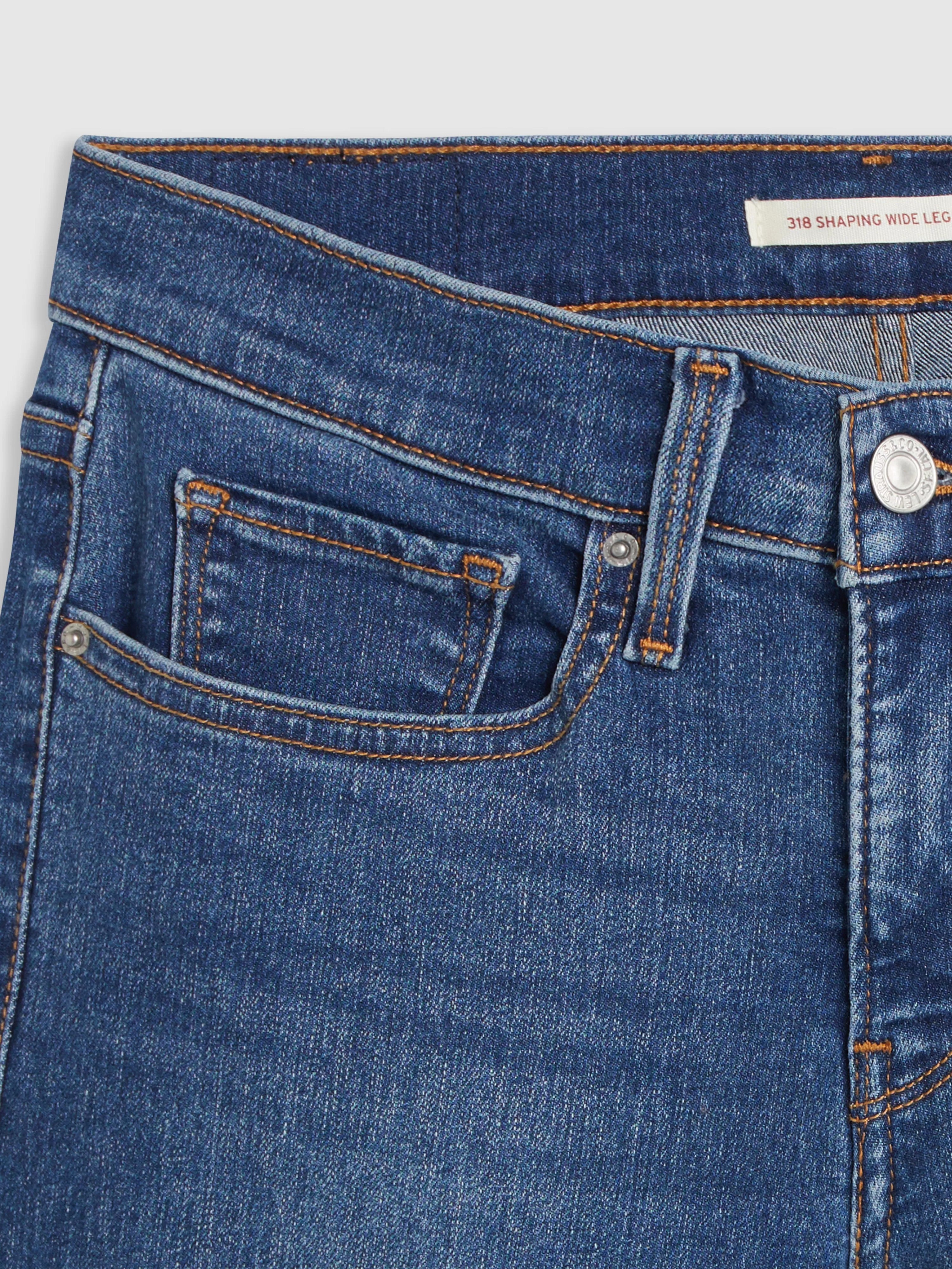 Levi's 318 Shaping Wide Leg Jeans For Women