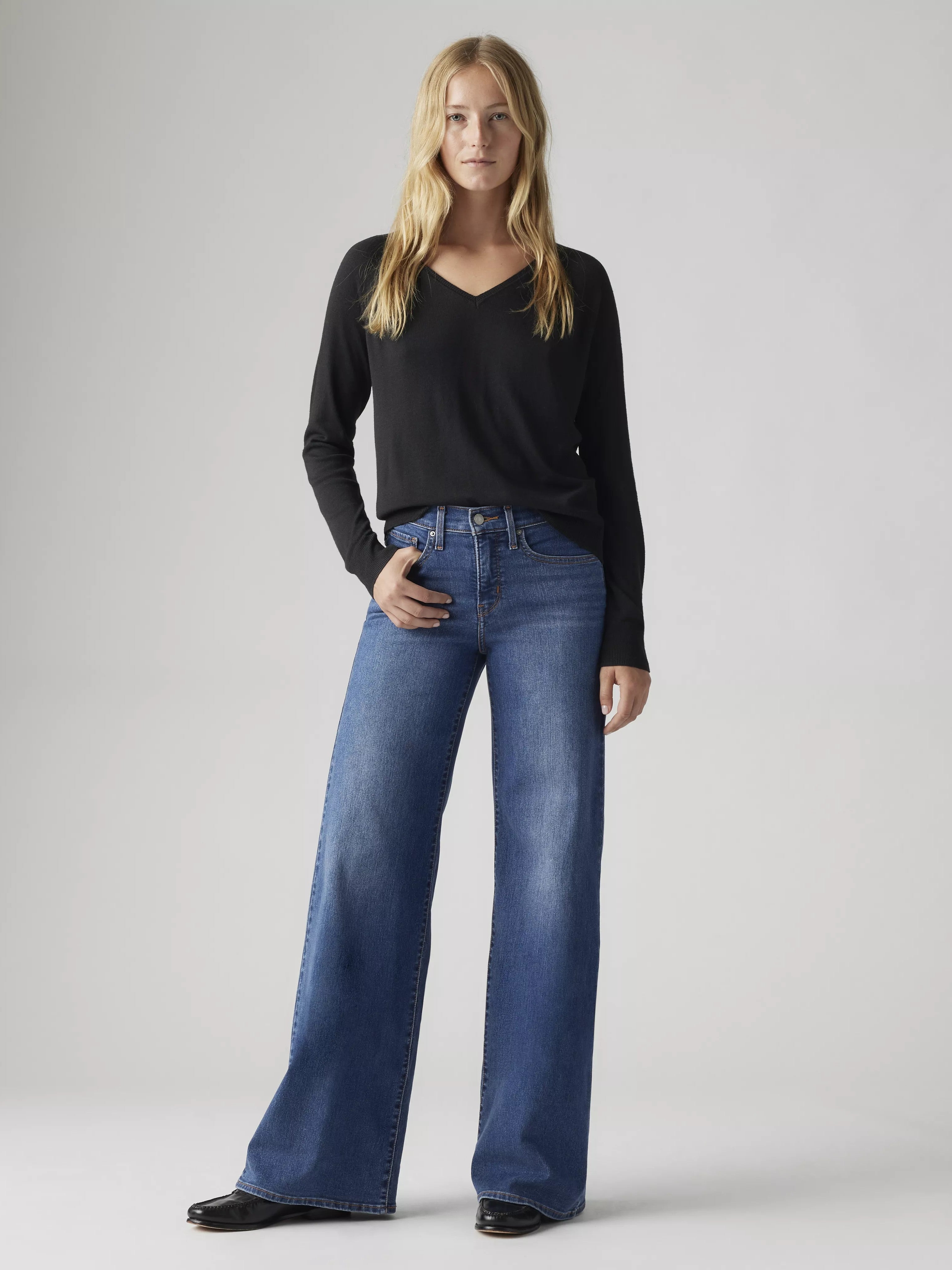 Levi's 318 Shaping Wide Leg Jeans For Women
