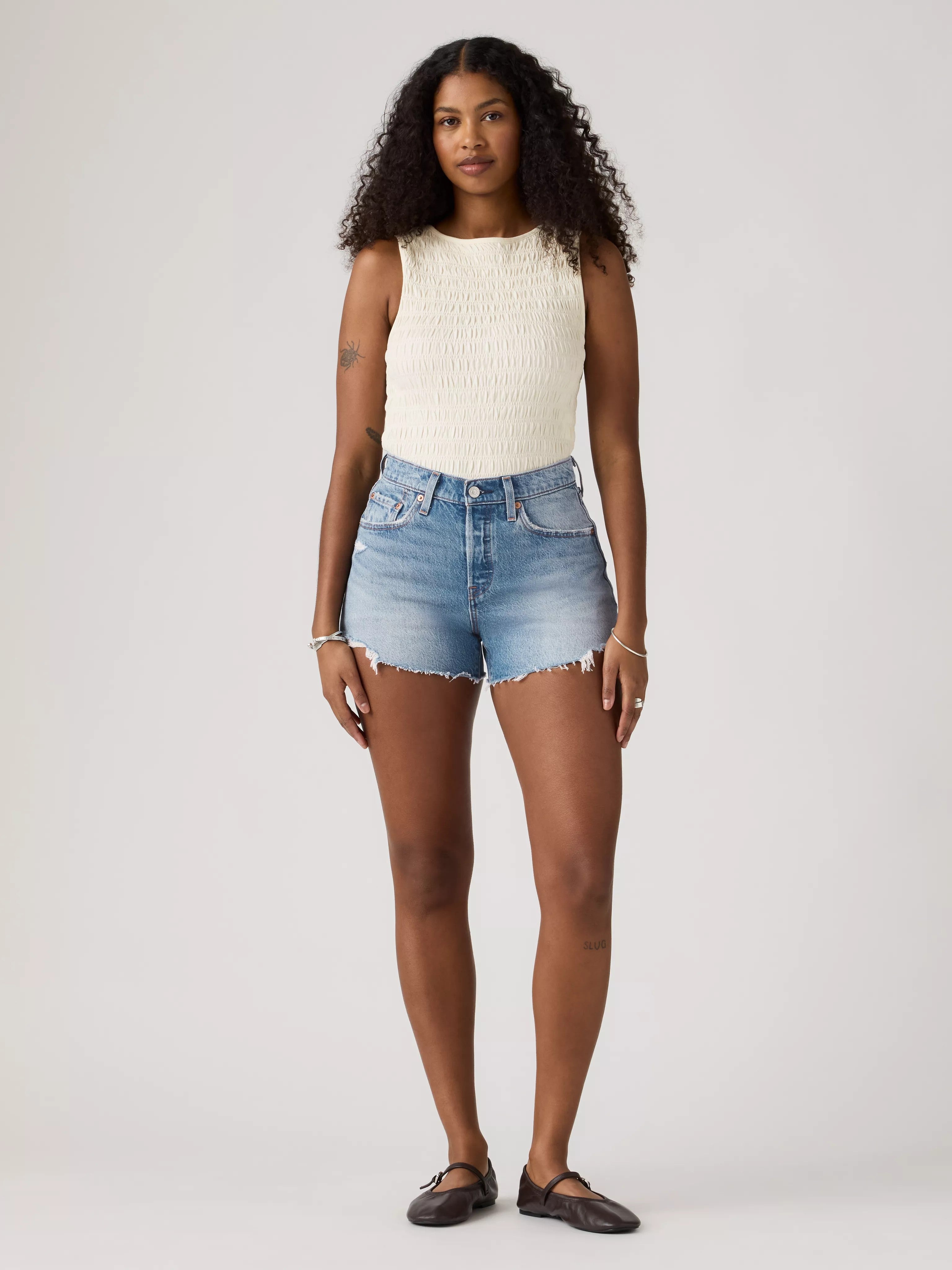 501® Curve Short - Light Wash
