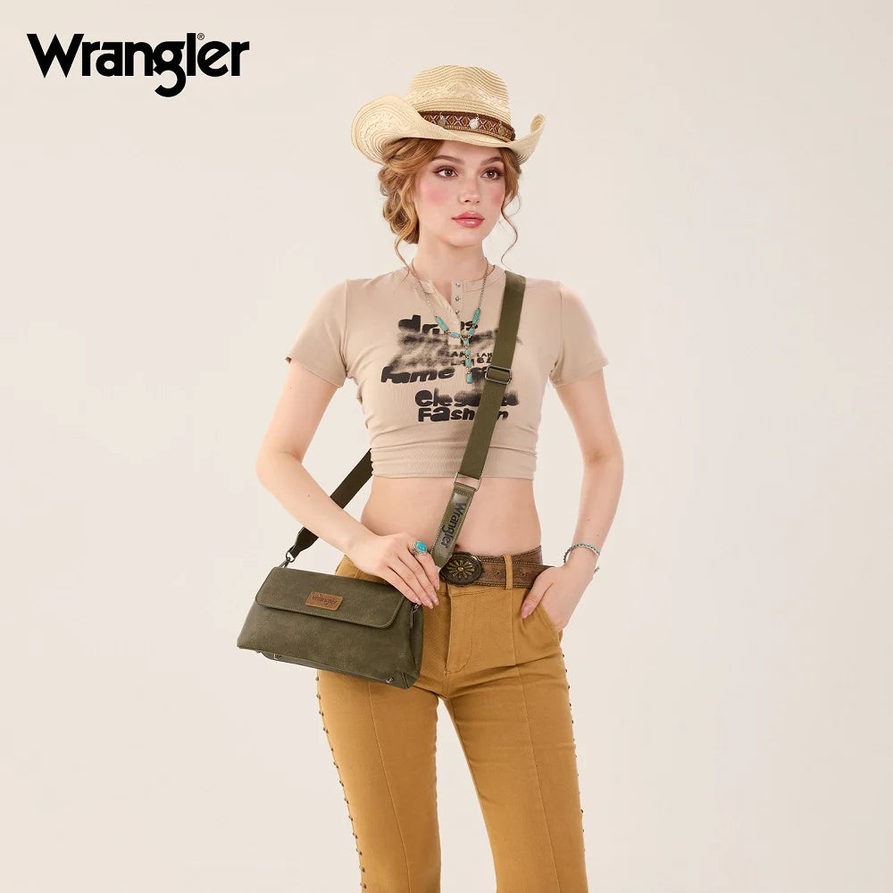 Wrangler Flap Shoulder Crossbody Bag