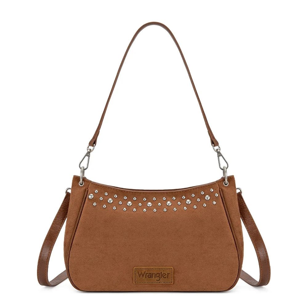 Wrangler Studded Western Shoulder Crossbody Bag
