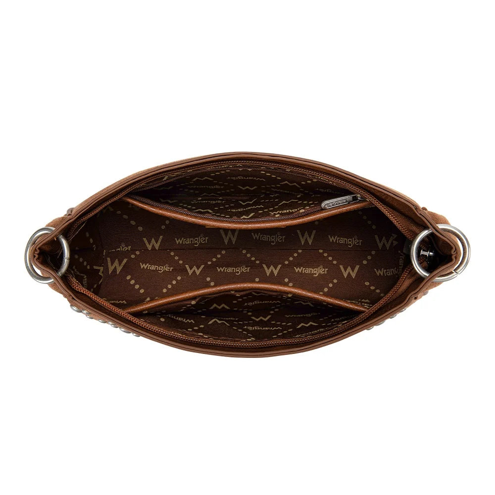 Wrangler Studded Western Shoulder Crossbody Bag