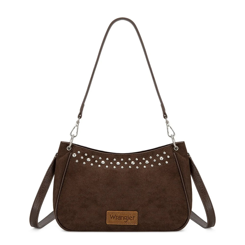 Wrangler Studded Western Shoulder Crossbody Bag