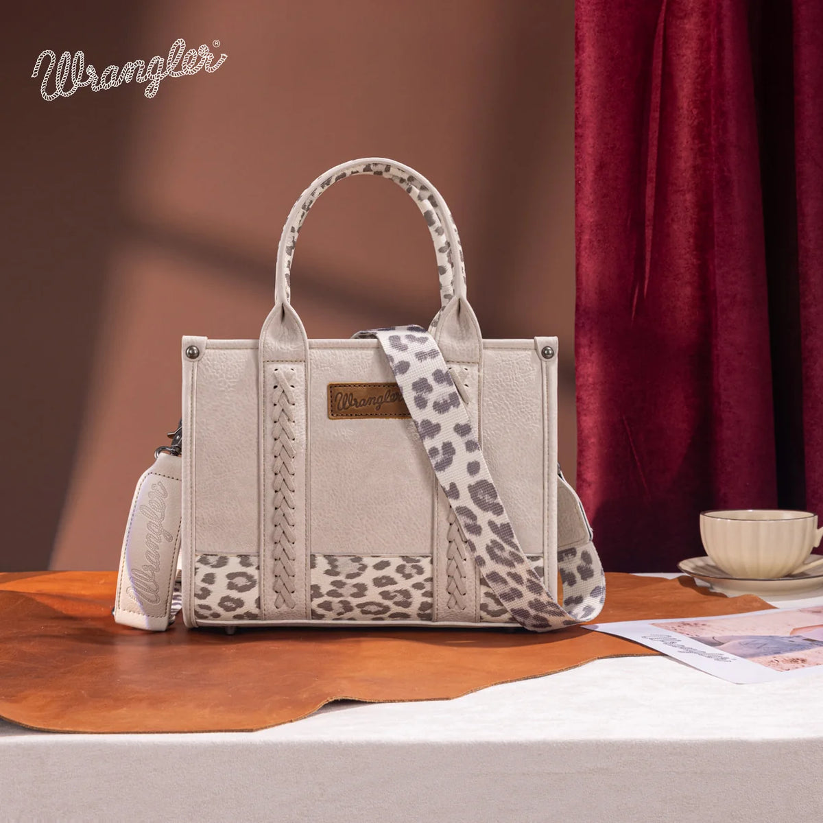 Wrangler Tote/Bandoulière Imprimé Léopard