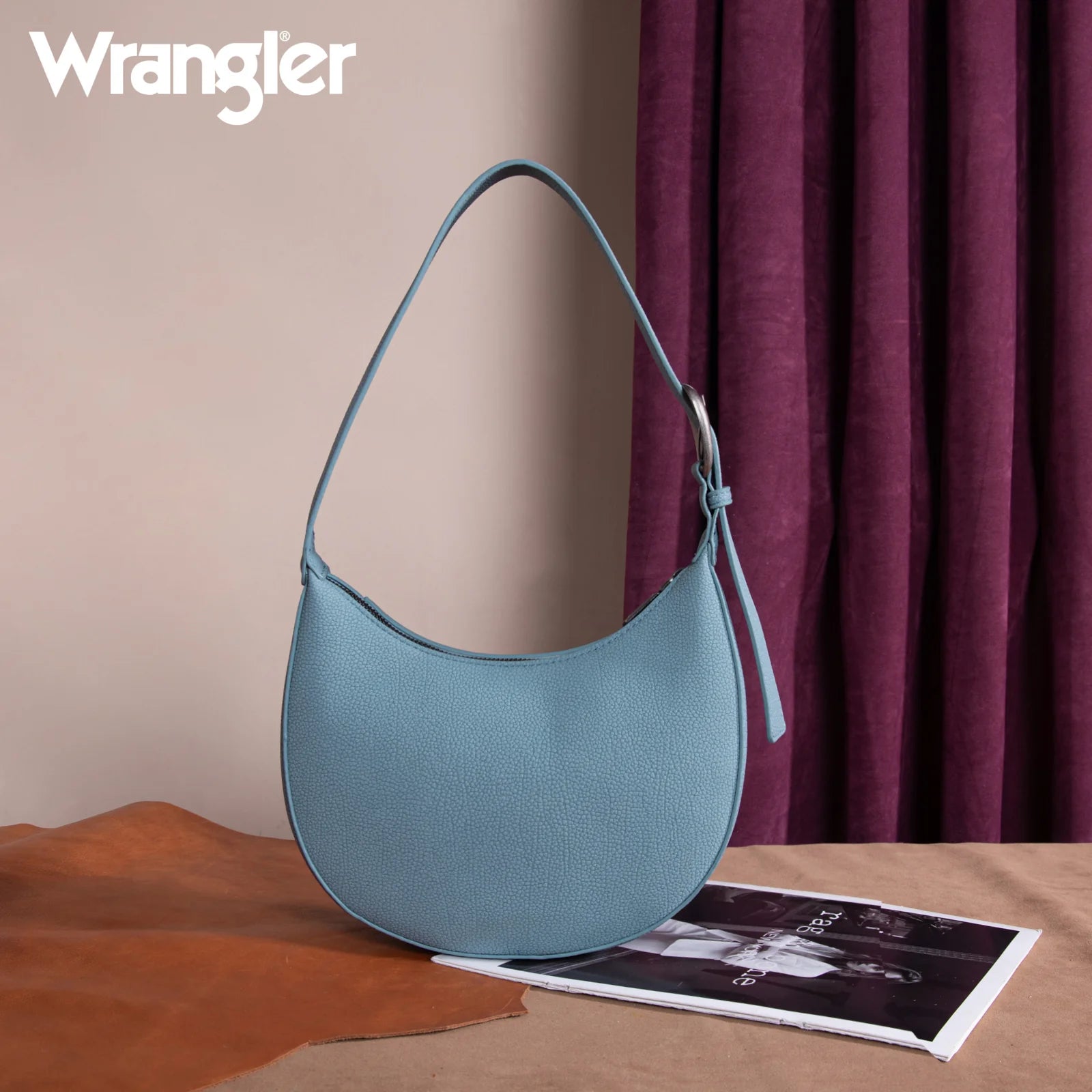Sac bandoulière Wrangler Whipstitch Crescent - Jean