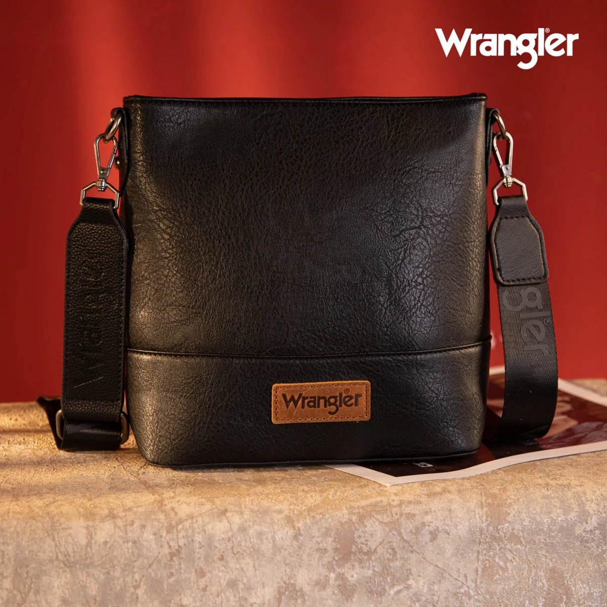Wrangler Crossbody Bag - Black