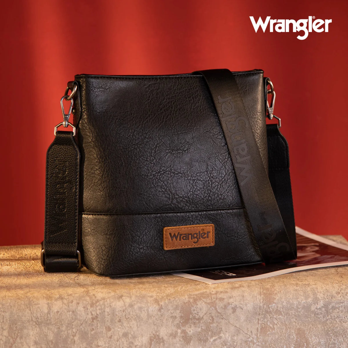 Wrangler Crossbody Bag - Black