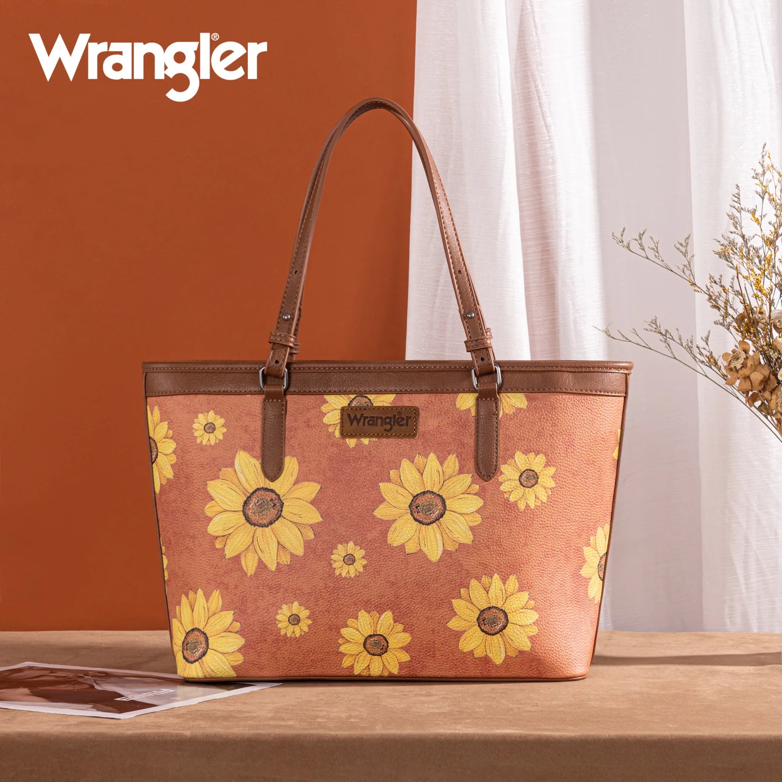 Wrangler Sunflower Print Tote Bag