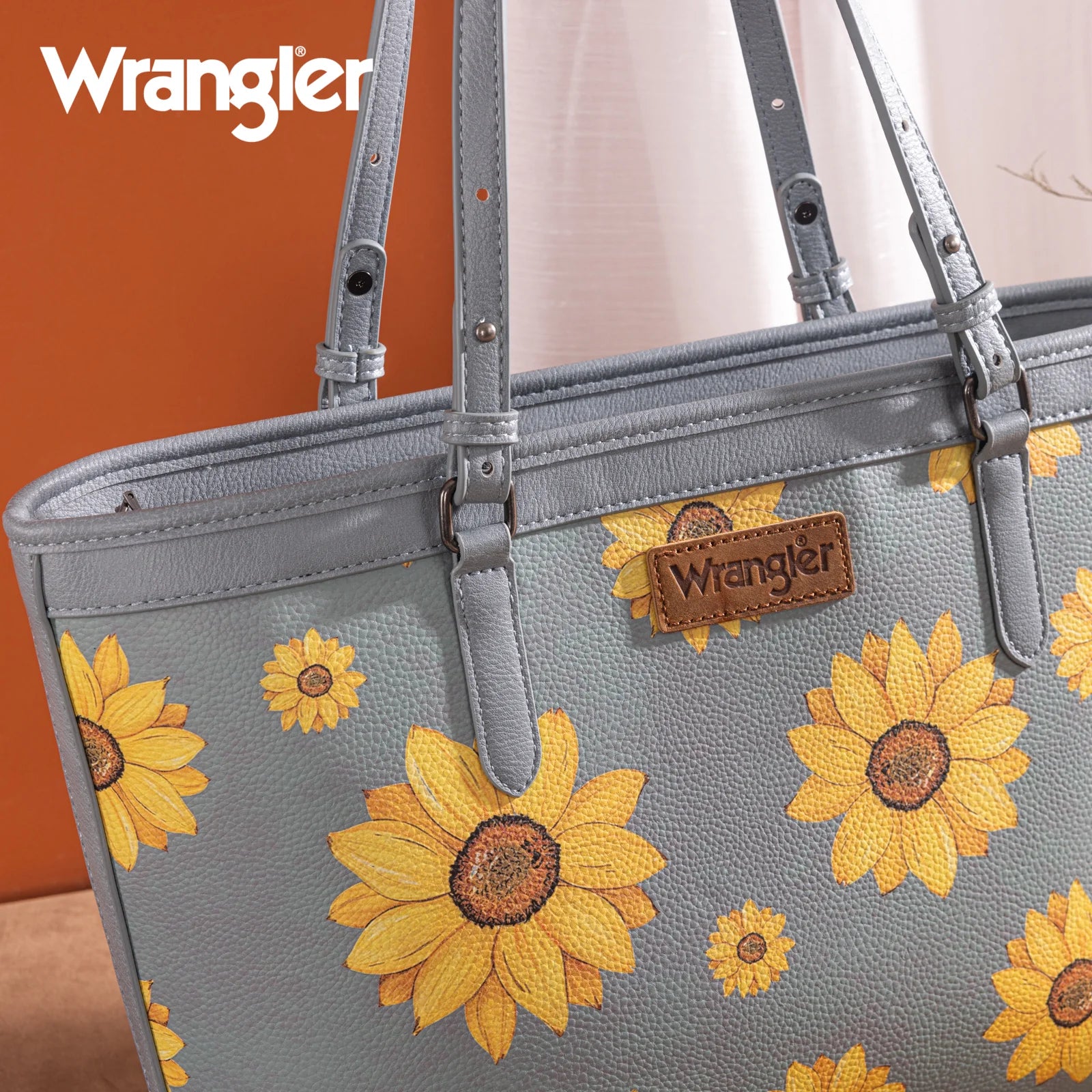 Wrangler Sunflower Print Tote Bag