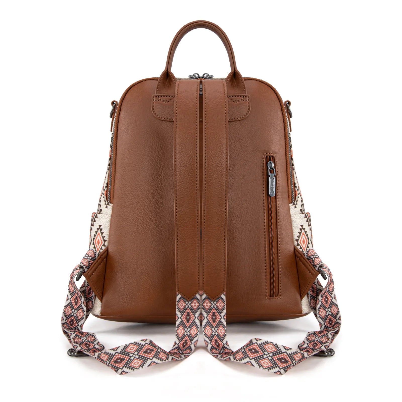 Sac à dos/sac bandoulière Wrangler à motif aztèque - Brun