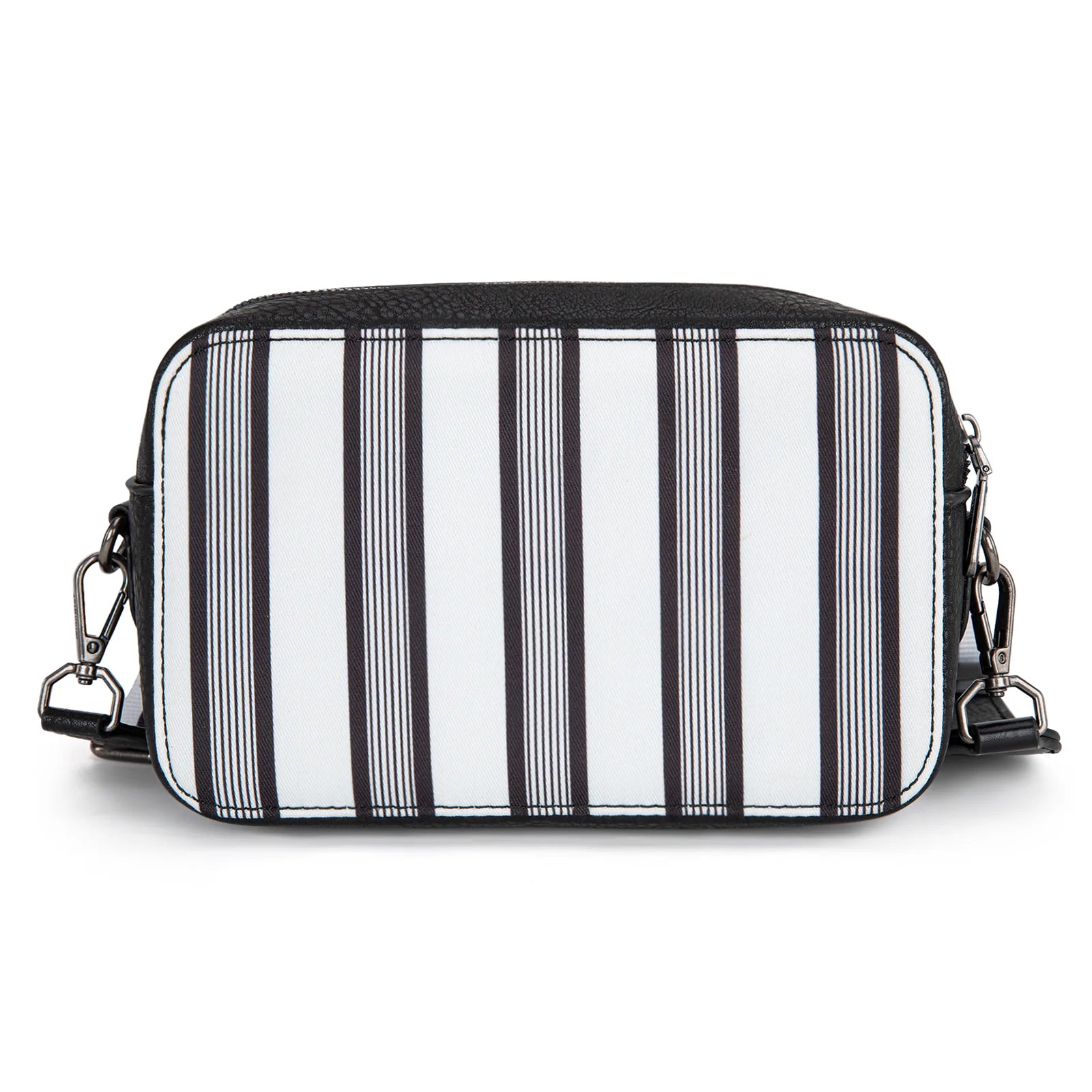 Sac à bandoulière Wrangler à rayures et imprimé avec compartiment portefeuille - Noir