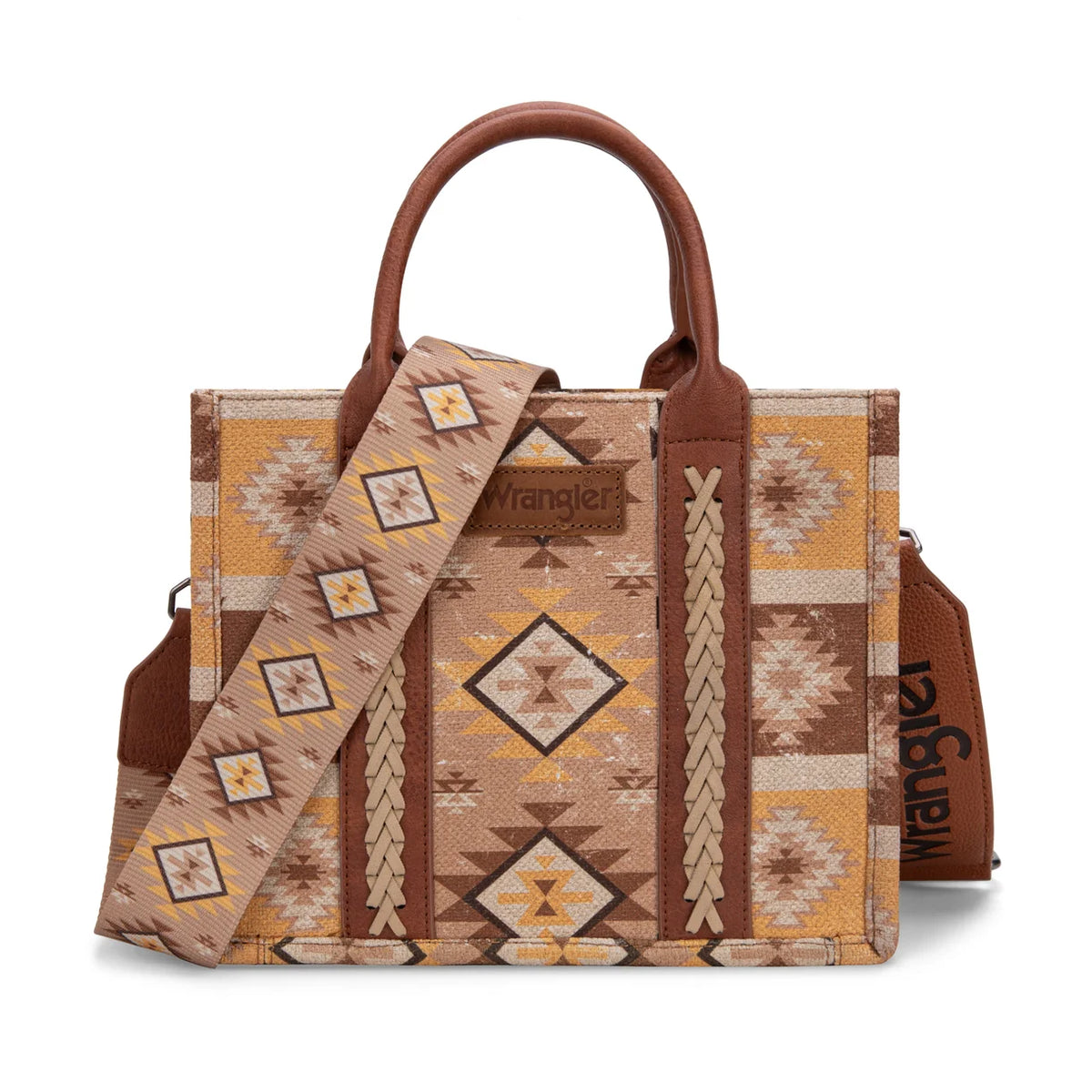 Wrangler Aztec Pattern Dual Sided Print - Tote/Crossbody