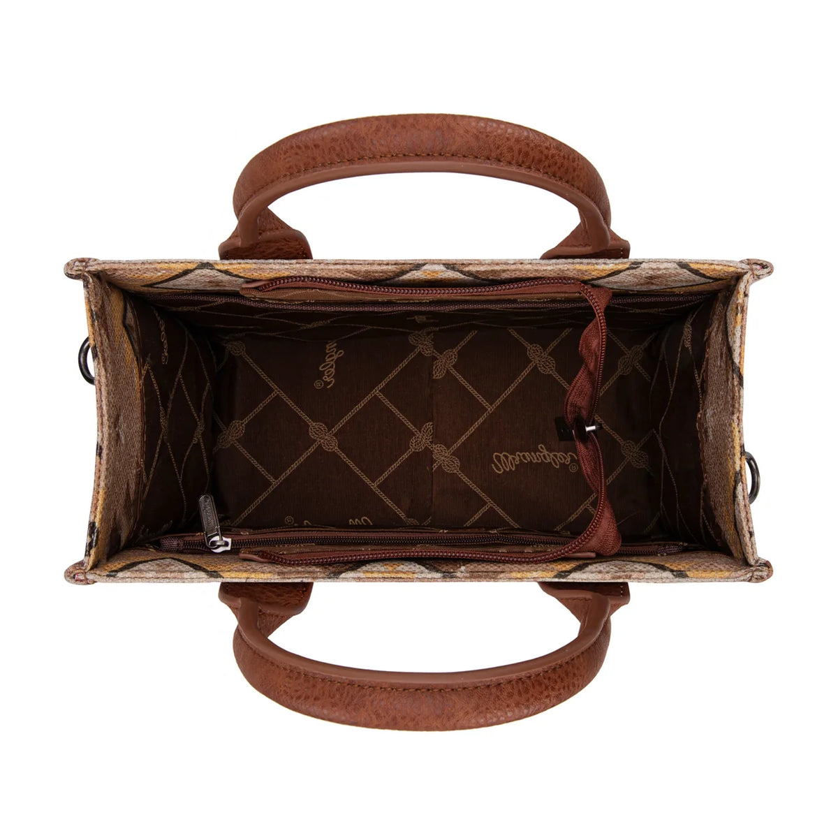 Wrangler Aztec Pattern Dual Sided Print - Tote/Crossbody