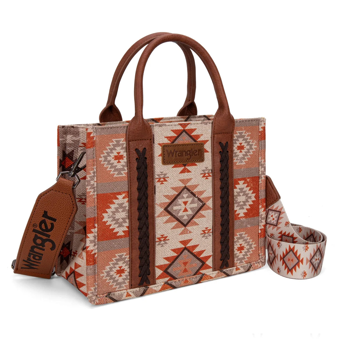 Wrangler Aztec Pattern Dual Sided Print - Tote/Crossbody