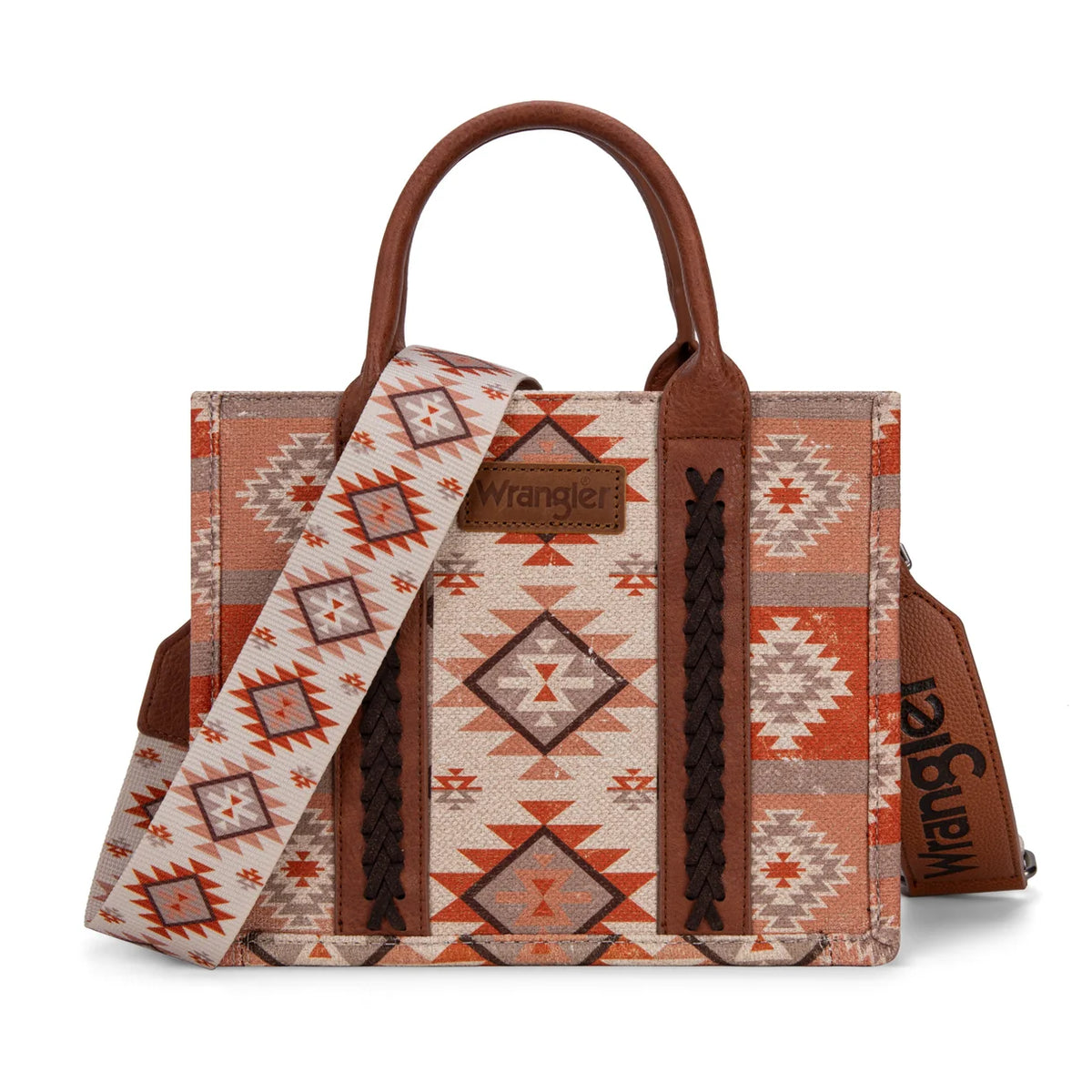 Wrangler Aztec Pattern Dual Sided Print - Tote/Crossbody