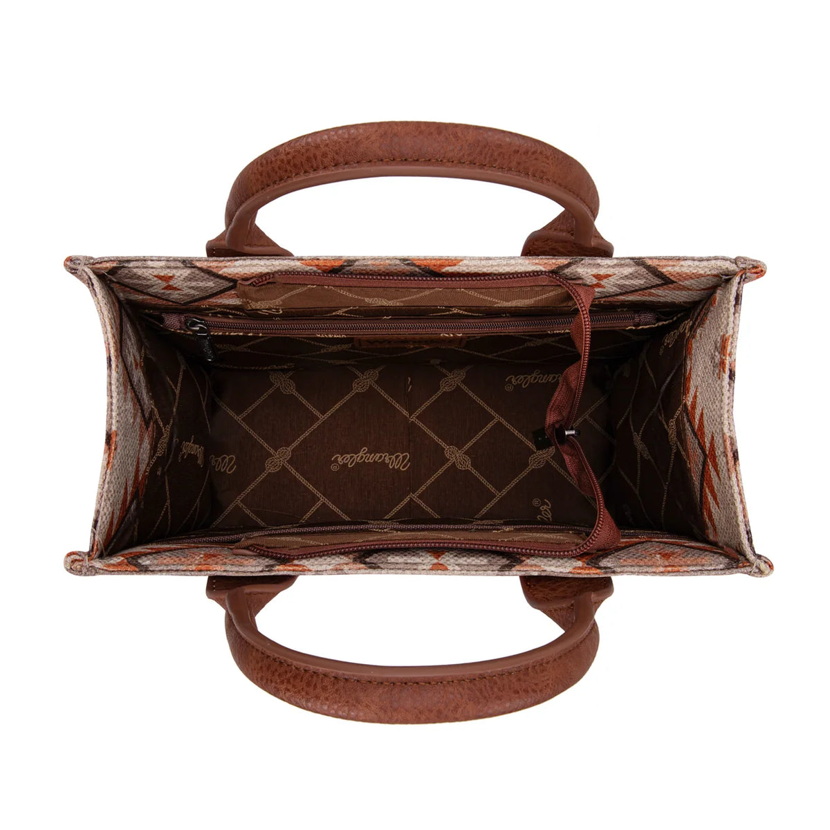 Wrangler Aztec Pattern Dual Sided Print - Tote/Crossbody