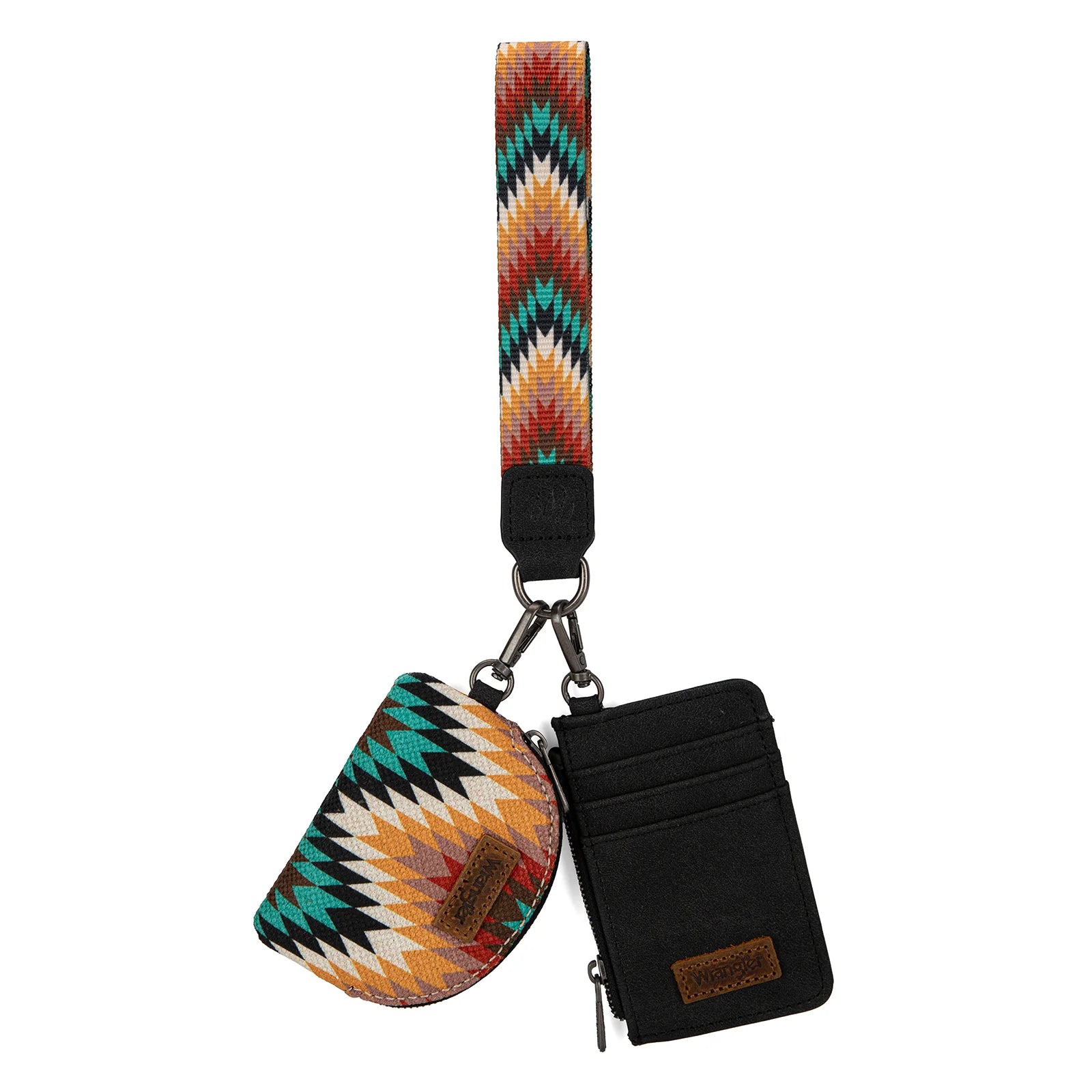 Pochette double avec motif artistique Wrangler sud-ouest - Noir