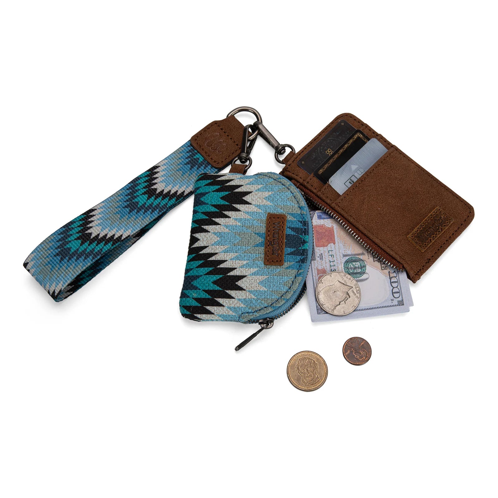 Pochette double avec motif artistique Wrangler sud-ouest - Jean