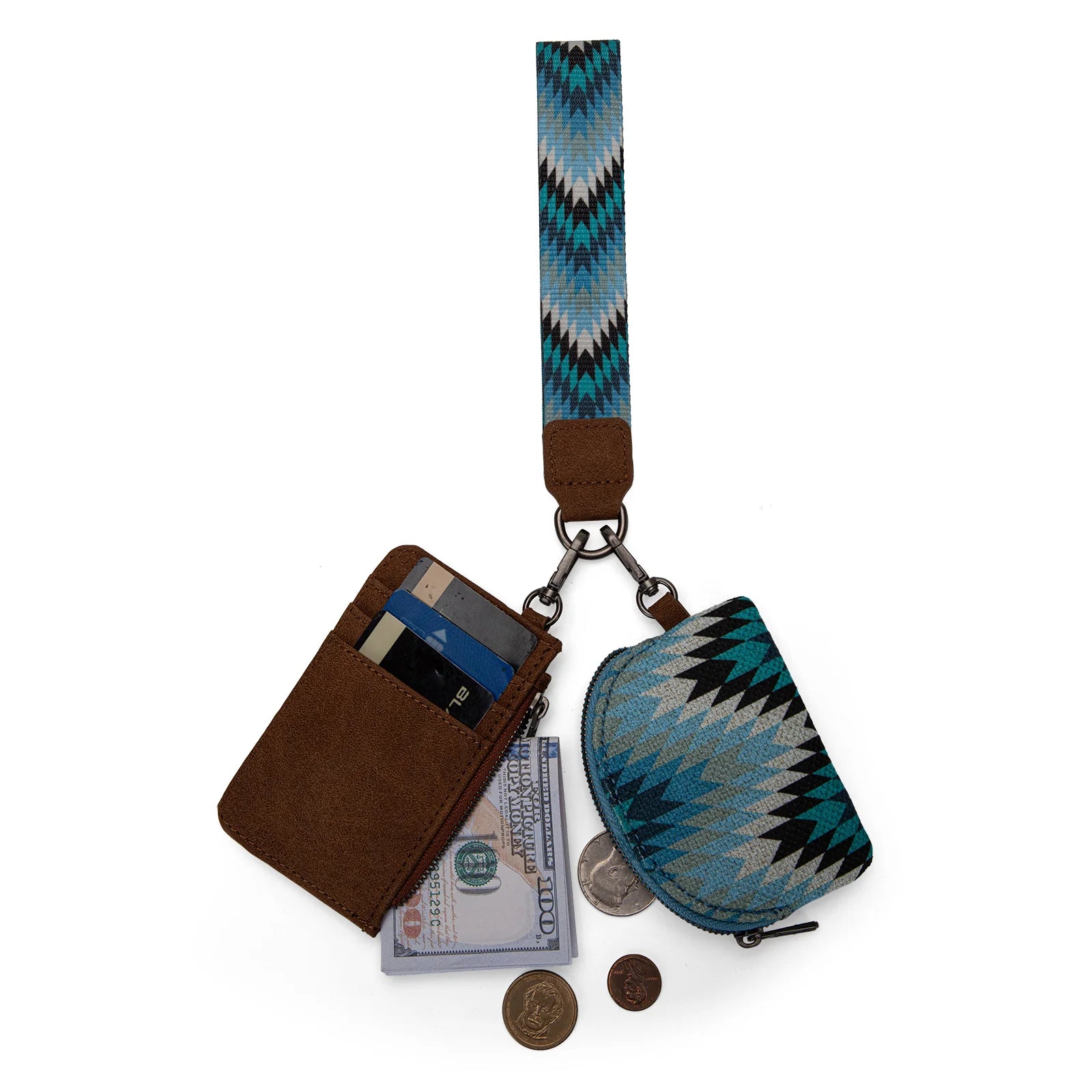 Pochette double avec motif artistique Wrangler sud-ouest - Jean