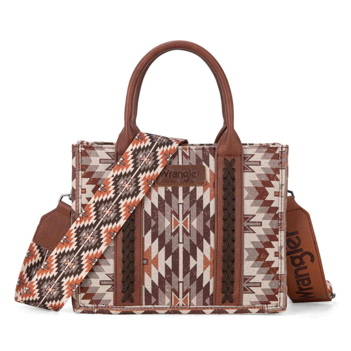Wrangler Southwestern Pattern Dual Sided Print - Tote/Crossbody