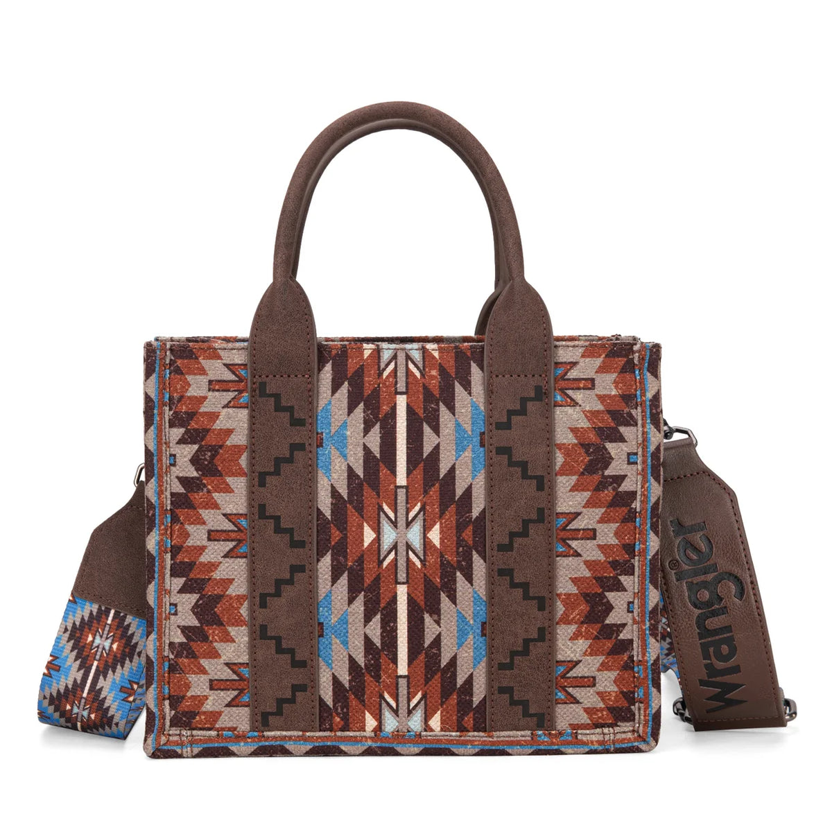 Wrangler Southwestern Pattern Dual Sided Print - Tote/Crossbody