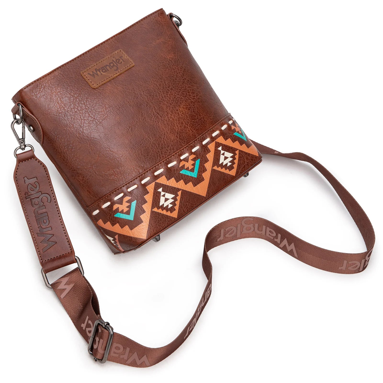 Wrangler Aztec Print Crossbody Bag