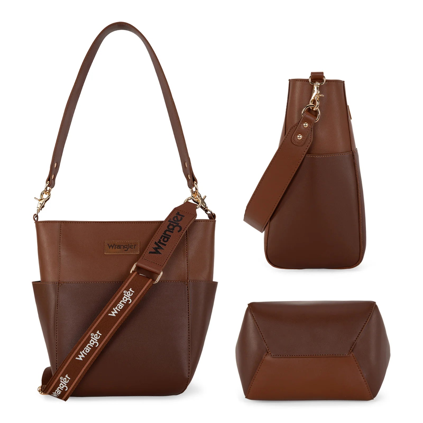 Sac bandoulière Wrangler - Café
