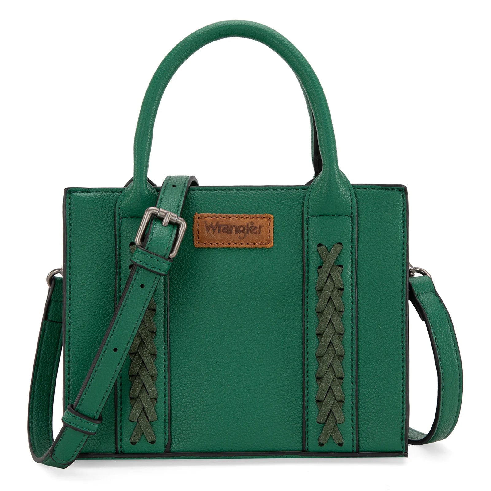 Mini sac cabas/sac bandoulière Wrangler Whipstitch - Vert foncé