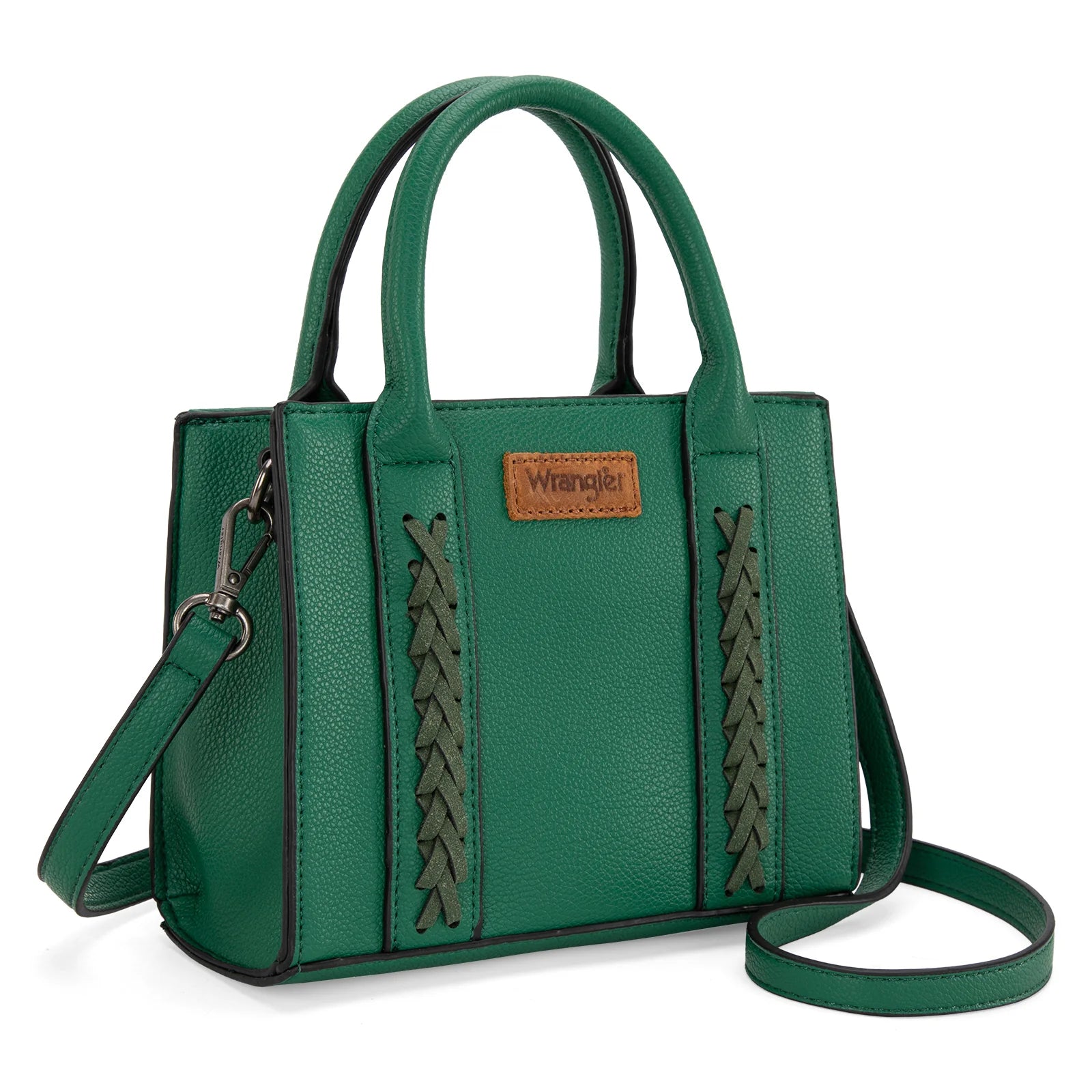 Mini sac cabas/sac bandoulière Wrangler Whipstitch - Vert foncé