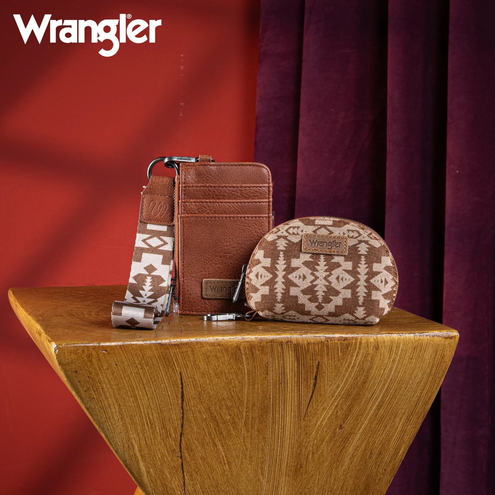Pochette double avec imprimé artistique Wrangler Southwestern - BR