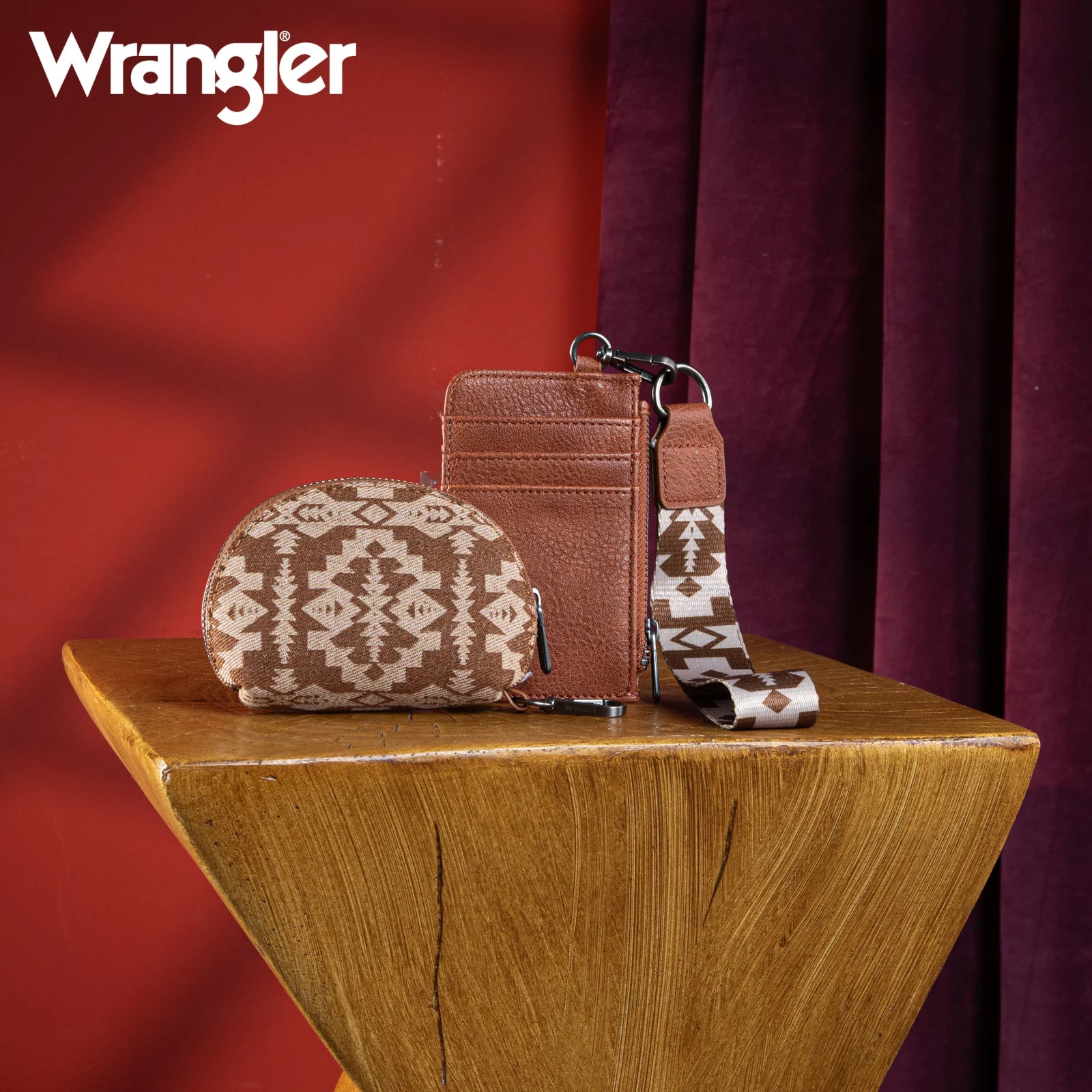 Pochette double avec imprimé artistique Wrangler Southwestern - BR