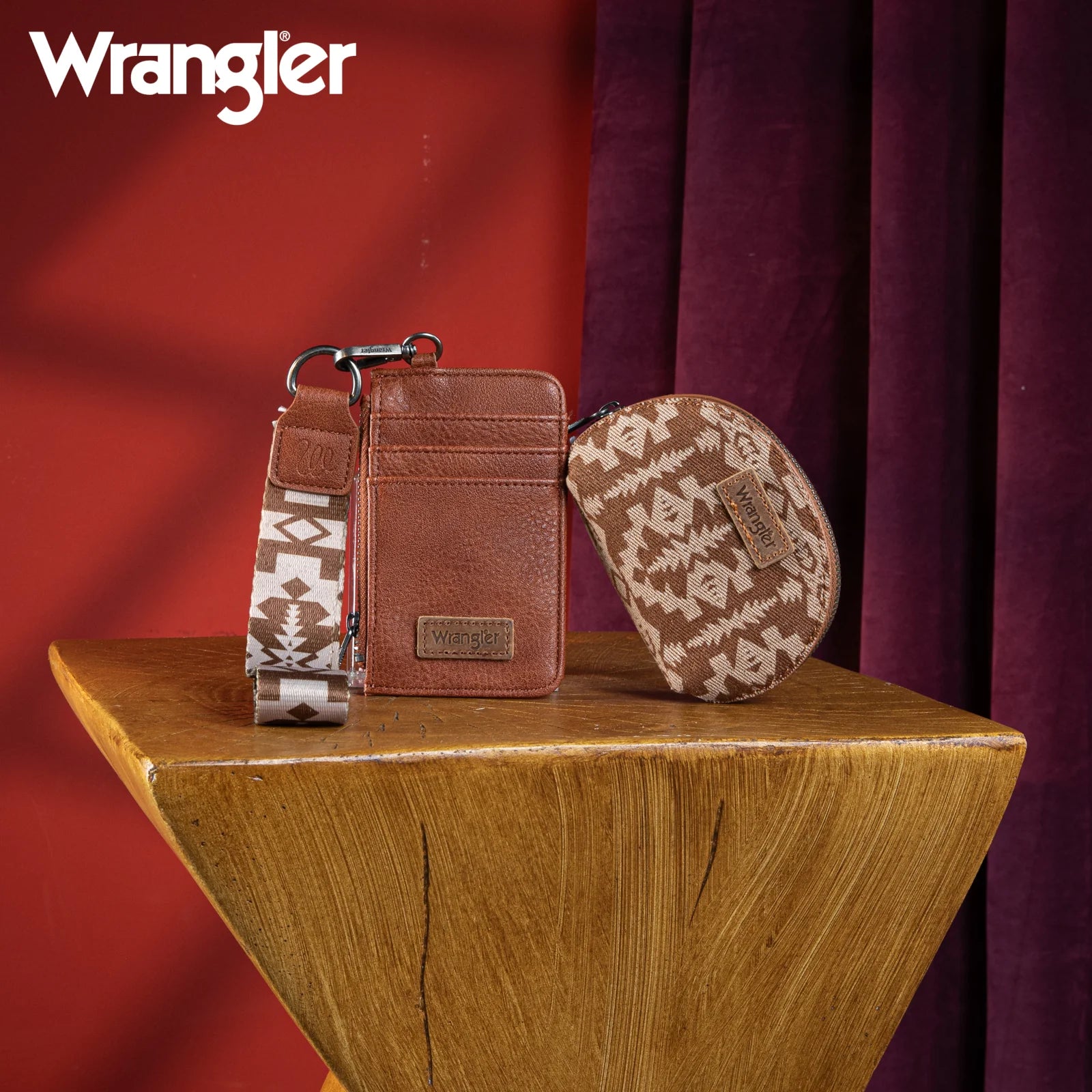 Pochette double avec imprimé artistique Wrangler Southwestern - BR