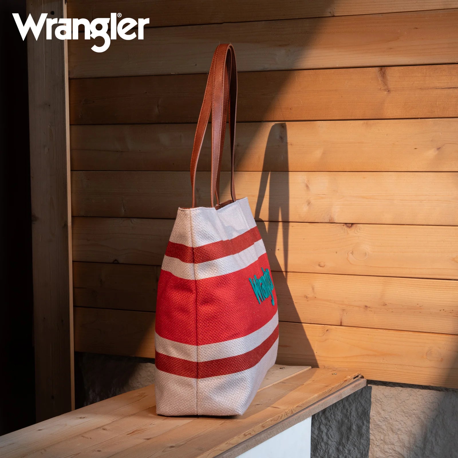 Sac fourre-tout en toile à imprimé double face Wrangler Aztec - Jean