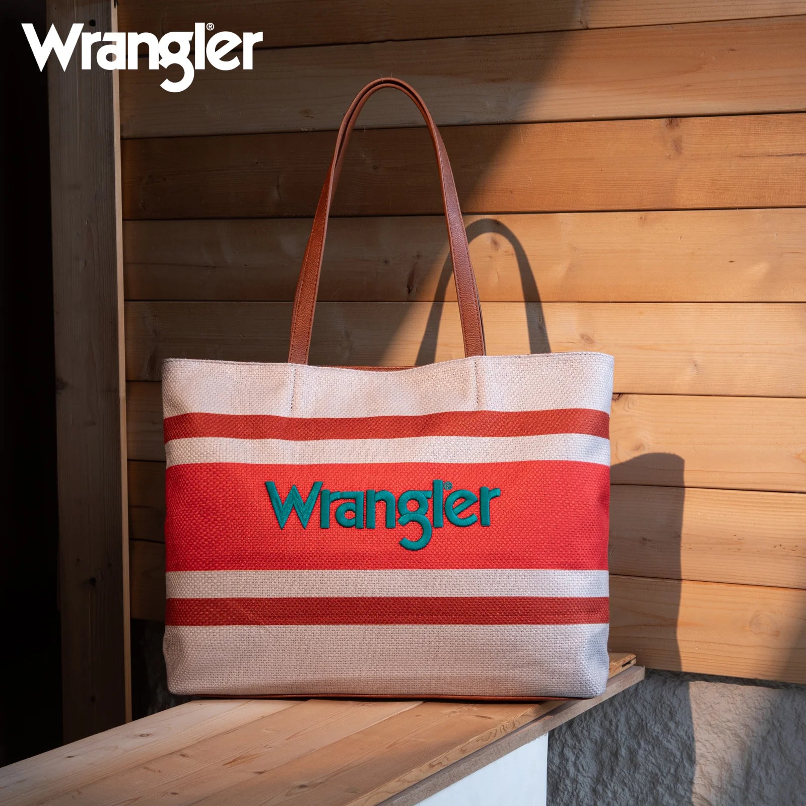 Sac fourre-tout en toile à imprimé double face Wrangler Aztec - Jean