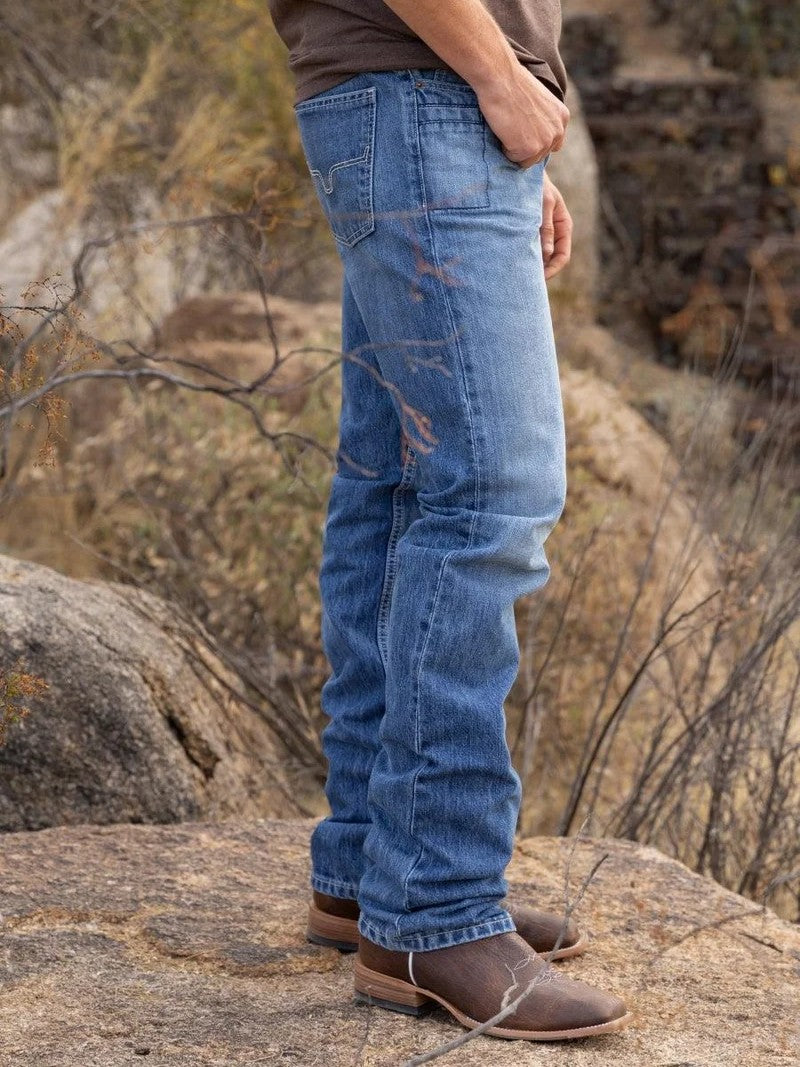 Kimes Ranch James – Jeans pour homme à coupe droite et évasée pour bottes