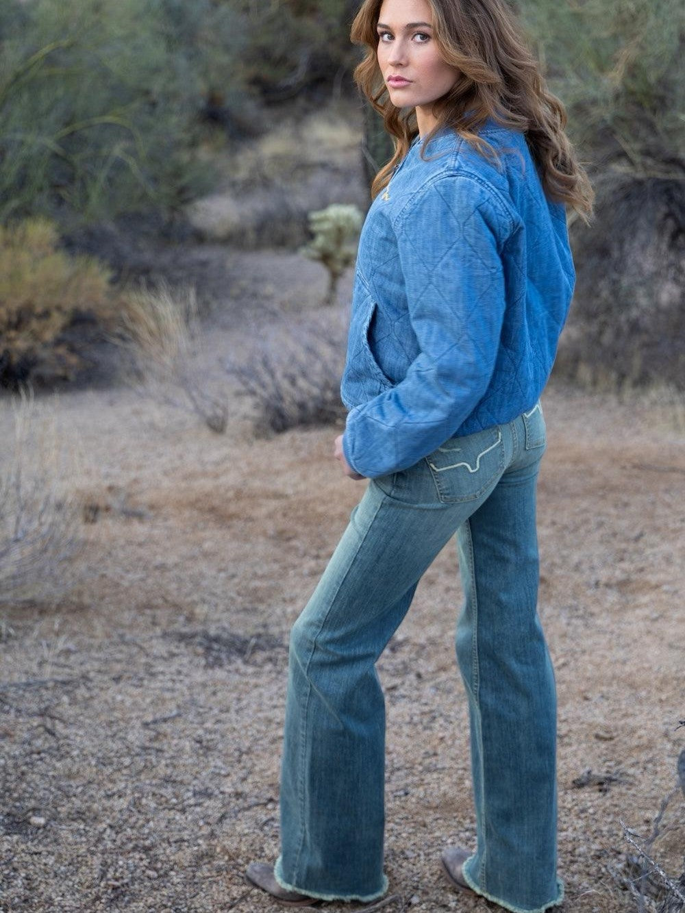 Kimes Ranch Olivia High-Rise Stovepipe Jean - Blue