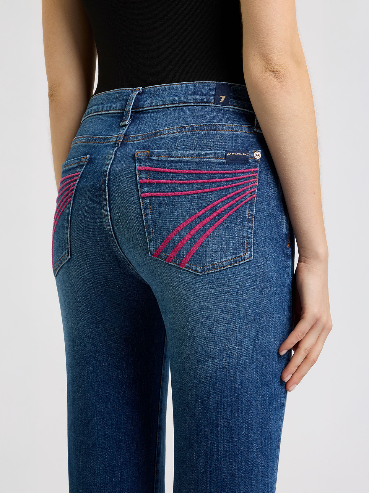 7 For All Mankind Dojo in Moonwater Pink