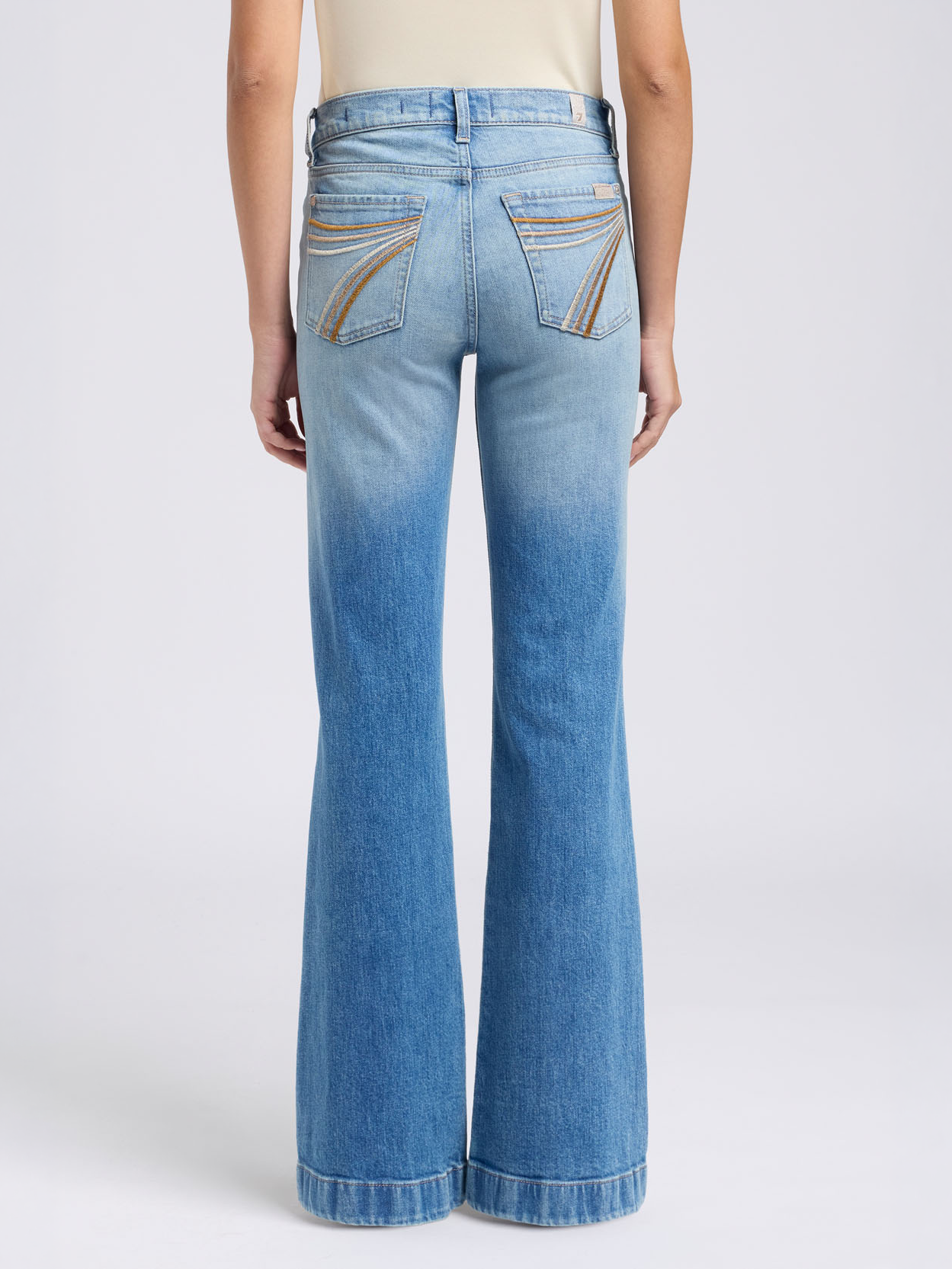 7 For All Mankind Tailorless Dojo in Blue Haze